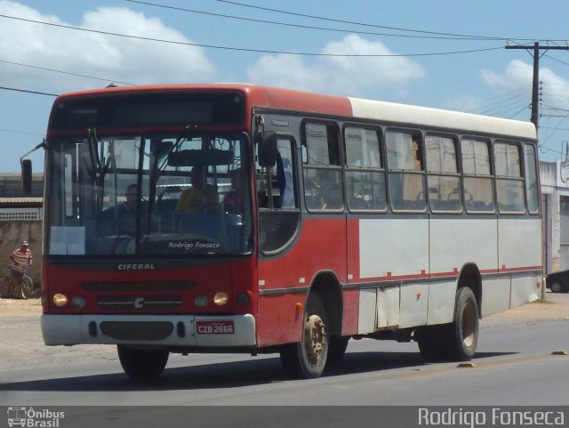 Ônibus Particulares 2666 na cidade de Maceió, Alagoas, Brasil, por Rodrigo Fonseca. ID da foto: 2132529.