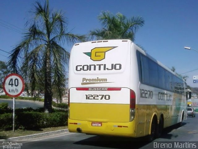 Empresa Gontijo de Transportes 12270 na cidade de Nova Serrana, Minas Gerais, Brasil, por Breno Martins. Número da foto: #2131966.