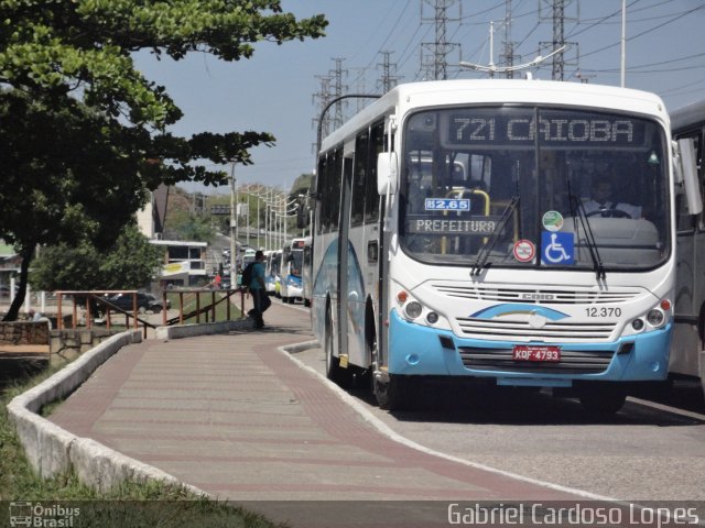 Auto Viação Vera Cruz - Belford Roxo 12.370 na cidade de Nova Iguaçu, Rio de Janeiro, Brasil, por Gabriel Cardoso Lopes. Número da foto: #2134607.
