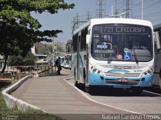 Auto Viação Vera Cruz - Belford Roxo 12.370 na cidade de Nova Iguaçu, Rio de Janeiro, Brasil, por Gabriel Cardoso Lopes. ID da foto: 2134607.