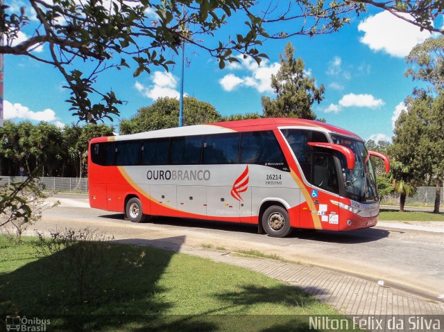Viação Ouro Branco 16214 na cidade de Curitiba, Paraná, Brasil, por Nilton Félix da Silva. Número da foto: #2134086.