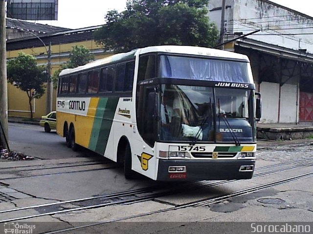 Empresa Gontijo de Transportes 15745 na cidade de Rio de Janeiro, Rio de Janeiro, Brasil, por Elias  Junior. ID da foto: 2135249.