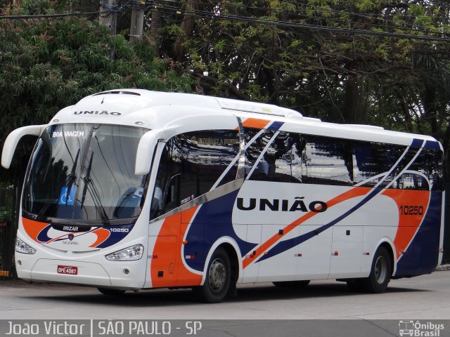 Expresso União 10250 na cidade de São Paulo, São Paulo, Brasil, por João Victor. Número da foto: #2134411.
