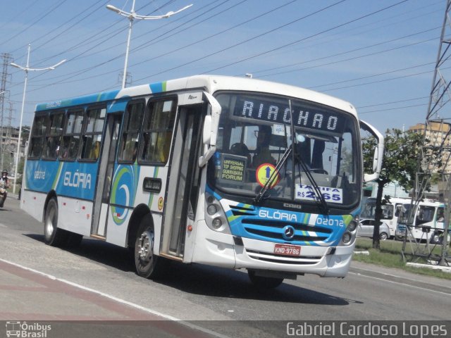 Expresso Nossa Senhora da Glória 02072 na cidade de Nova Iguaçu, Rio de Janeiro, Brasil, por Gabriel Cardoso Lopes. Número da foto: #2134590.