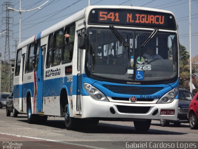 Viação Nossa Senhora da Penha RJ 188.092 na cidade de Nova Iguaçu, Rio de Janeiro, Brasil, por Gabriel Cardoso Lopes. Número da foto: #2134560.