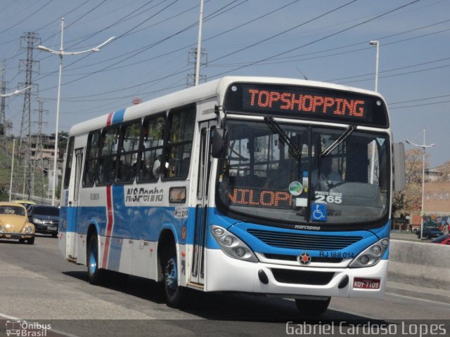 Viação Nossa Senhora da Penha RJ 188.014 na cidade de Nova Iguaçu, Rio de Janeiro, Brasil, por Gabriel Cardoso Lopes. Número da foto: #2134632.