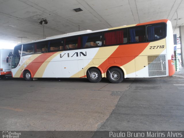 VIAN - Viação Anapolina 22710 na cidade de Brasília, Distrito Federal, Brasil, por Paulo Bruno Marins Alves. ID da foto: 2134690.