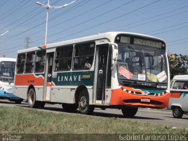 Linave Transportes RJ 146.050 na cidade de Nova Iguaçu, Rio de Janeiro, Brasil, por Gabriel Cardoso Lopes. Número da foto: #2134714.