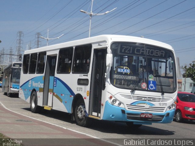 Auto Viação Vera Cruz - Belford Roxo 12.370 na cidade de Nova Iguaçu, Rio de Janeiro, Brasil, por Gabriel Cardoso Lopes. ID da foto: 2134613.