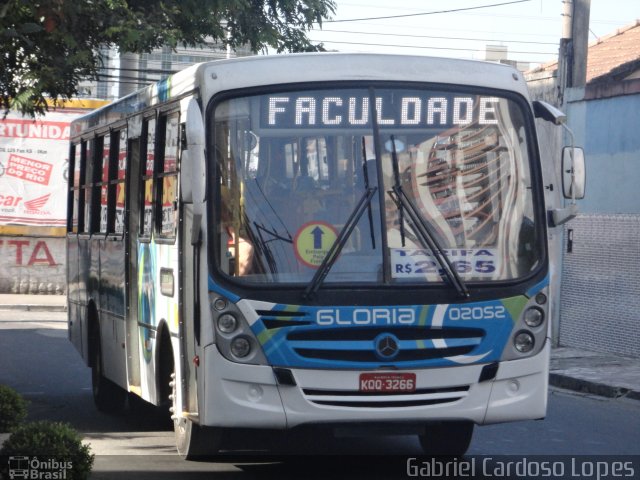 Expresso Nossa Senhora da Glória 02052 na cidade de Nova Iguaçu, Rio de Janeiro, Brasil, por Gabriel Cardoso Lopes. Número da foto: #2136184.
