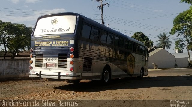 Viação Real 5497 na cidade de Paranavaí, Paraná, Brasil, por Anderson da Silva Ramos. Número da foto: #2137123.