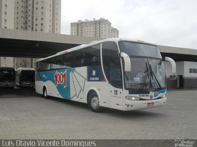 Auto Viação 1001 RJ 108.1056 na cidade de Campos dos Goytacazes, Rio de Janeiro, Brasil, por Luis Otávio Vicente Domingues. Número da foto: #2137722.
