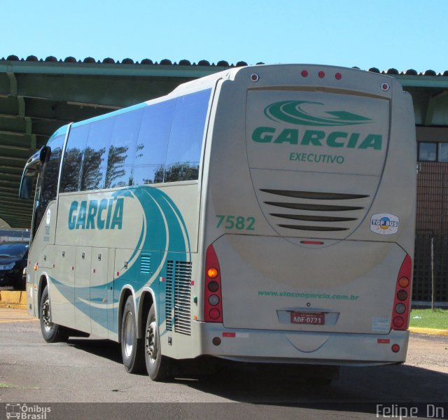 Viação Garcia 7582 na cidade de Cascavel, Paraná, Brasil, por Felipe  Dn. Número da foto: #2137758.