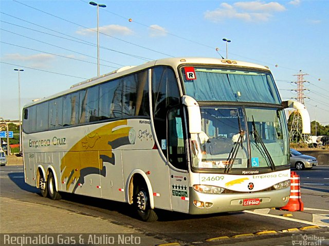 Empresa Cruz 24609 na cidade de São Paulo, São Paulo, Brasil, por Reginaldo Gas. ID da foto: 2137218.