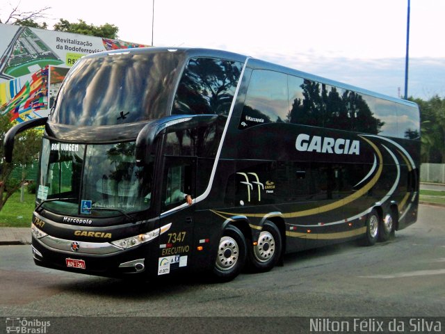 Viação Garcia 7347 na cidade de Curitiba, Paraná, Brasil, por Nilton Félix da Silva. Número da foto: #2135737.