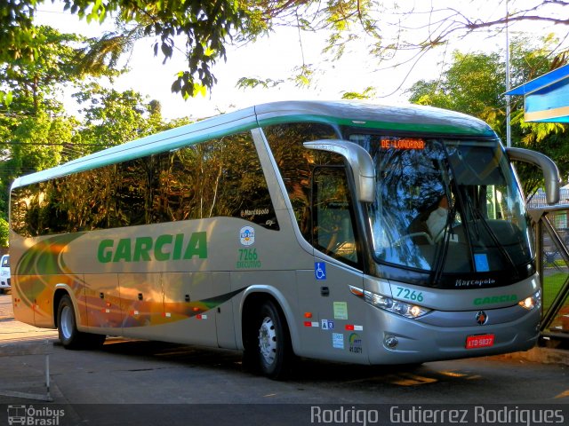 Viação Garcia 7266 na cidade de Maringá, Paraná, Brasil, por Rodrigo  Gutierrez Rodrigues. Número da foto: #2137184.