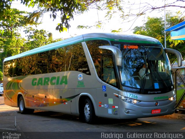 Viação Garcia 7266 na cidade de Maringá, Paraná, Brasil, por Rodrigo  Gutierrez Rodrigues. ID da foto: 2137184.