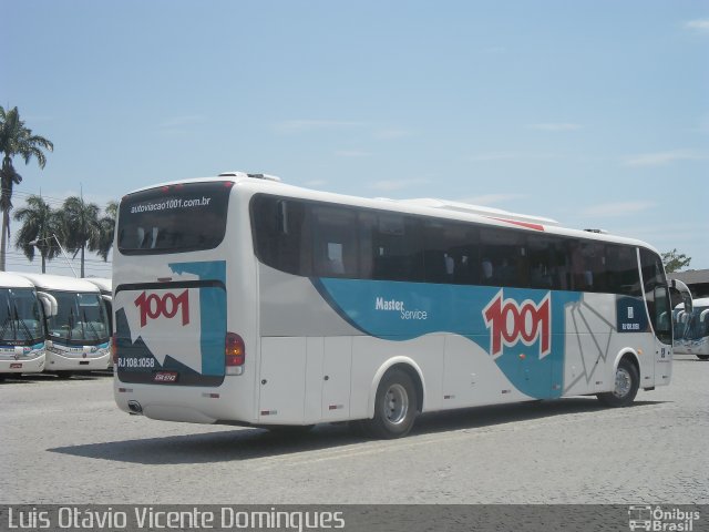 Auto Viação 1001 RJ 108.1058 na cidade de Campos dos Goytacazes, Rio de Janeiro, Brasil, por Luis Otávio Vicente Domingues. ID da foto: 2137757.