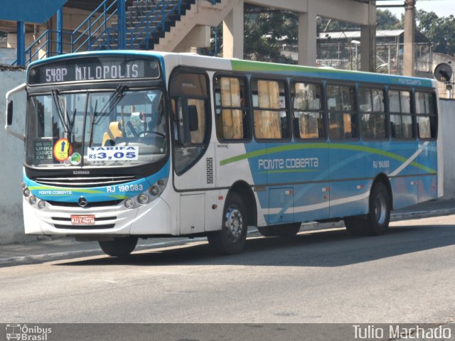 Viação Ponte Coberta RJ 190.083 na cidade de Nilópolis, Rio de Janeiro, Brasil, por Tulio Machado. Número da foto: #2138945.