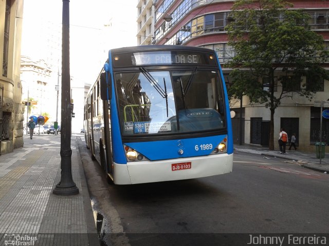 Viação Cidade Dutra 6 1989 na cidade de São Paulo, São Paulo, Brasil, por Johnny Ferreira. ID da foto: 2138246.