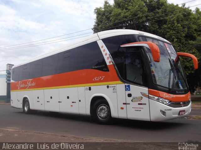 Viação Vale do Tietê 827 na cidade de Botucatu, São Paulo, Brasil, por Alexandre  Luis de Oliveira. Número da foto: #2139145.