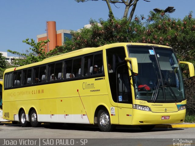 Viação Itapemirim 9031 na cidade de São Paulo, São Paulo, Brasil, por João Victor. ID da foto: 2138790.