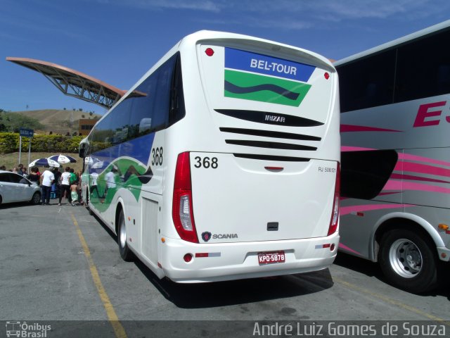 Bel-Tour Transportes e Turismo 368 na cidade de Aparecida, São Paulo, Brasil, por André Luiz Gomes de Souza. ID da foto: 2139717.