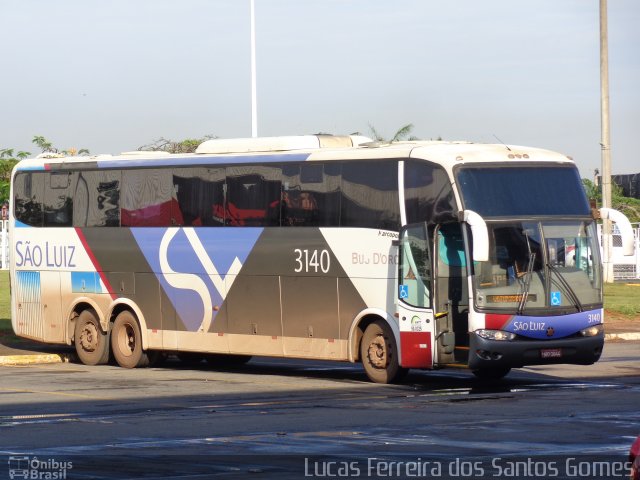 Viação São Luiz 3140 na cidade de Goiânia, Goiás, Brasil, por Lucas Ferreira dos Santos Gomes. Número da foto: #2139368.
