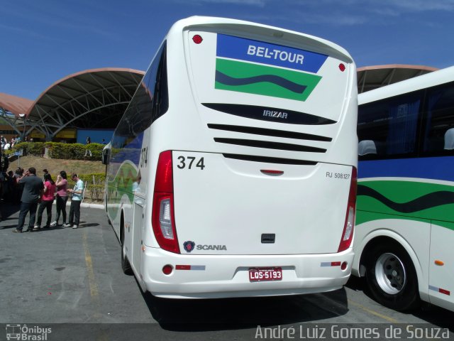 Bel-Tour Transportes e Turismo 374 na cidade de Aparecida, São Paulo, Brasil, por André Luiz Gomes de Souza. Número da foto: #2139696.