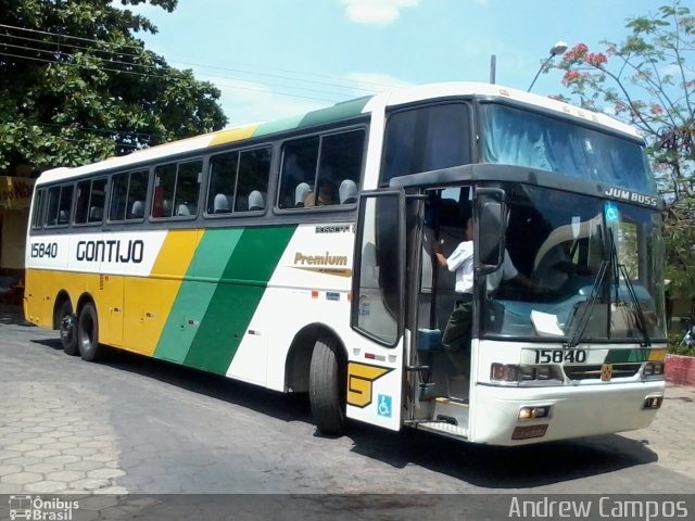 Empresa Gontijo de Transportes 15840 na cidade de Pirapora, Minas Gerais, Brasil, por Andrew Campos. ID da foto: 2139494.