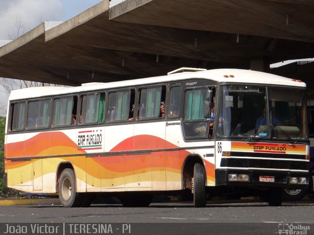 Furtado Transportes 86 na cidade de Teresina, Piauí, Brasil, por João Victor. ID da foto: 2138585.