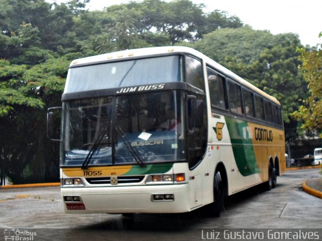 Empresa Gontijo de Transportes 11055 na cidade de São Paulo, São Paulo, Brasil, por Luiz Gustavo Goncalves. ID da foto: 2139971.