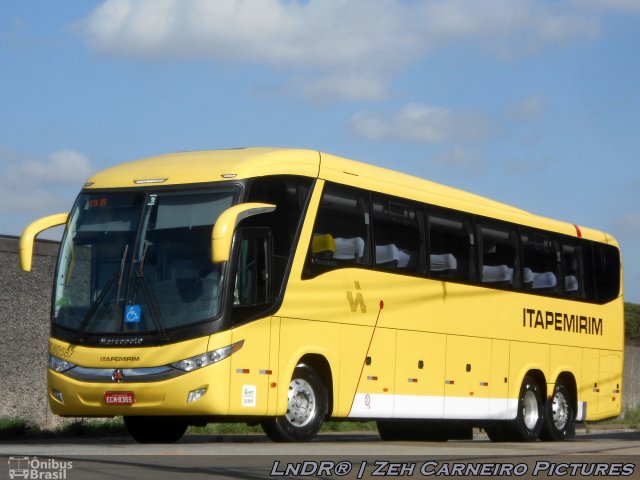 Viação Itapemirim 60587 na cidade de São Paulo, São Paulo, Brasil, por Leandro Carneiro. ID da foto: 2138955.