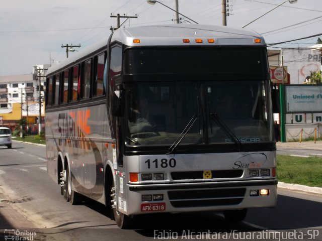 Starline Turismo 1180 na cidade de Guaratinguetá, São Paulo, Brasil, por Fabio Alcantara. Número da foto: #2140398.