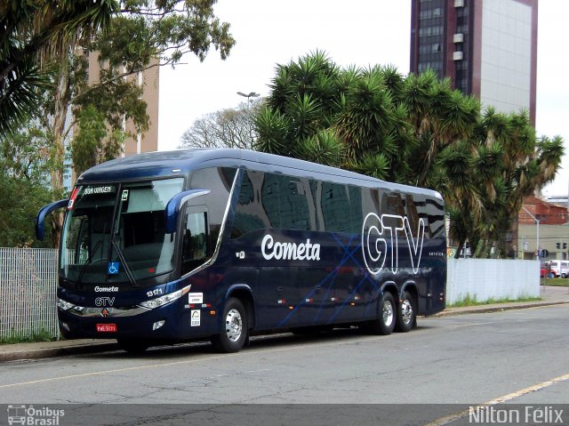 Viação Cometa 13171 na cidade de Curitiba, Paraná, Brasil, por Nilton Félix da Silva. Número da foto: #2087562.