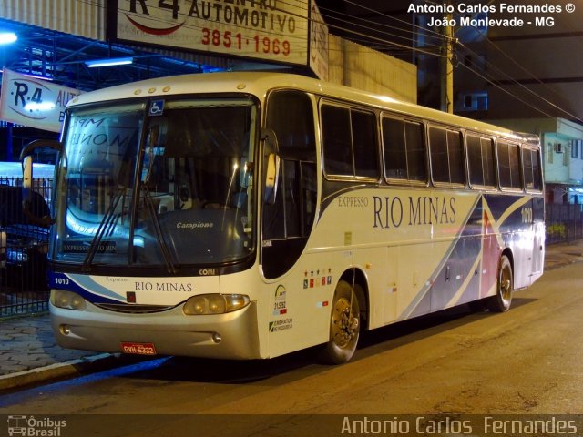 Expresso Rio Minas 1010 na cidade de João Monlevade, Minas Gerais, Brasil, por Antonio Carlos Fernandes. Número da foto: #2087925.