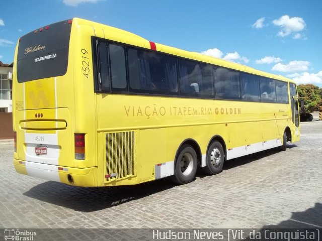 Viação Itapemirim 45219 na cidade de Vitória da Conquista, Bahia, Brasil, por Hudson Neves. Número da foto: #2088806.