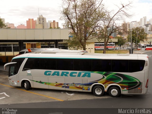 Viação Garcia 7806 na cidade de Ribeirão Preto, São Paulo, Brasil, por Marcio Freitas. Número da foto: #2088764.
