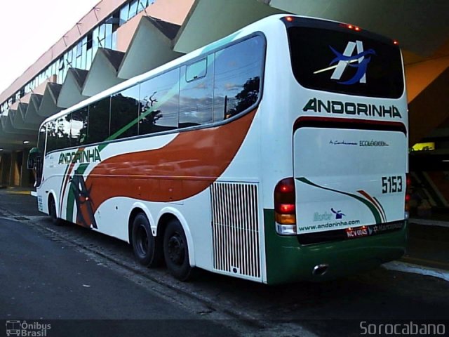 Empresa de Transportes Andorinha 5153 na cidade de Campo Grande, Mato Grosso do Sul, Brasil, por Elias  Junior. ID da foto: 2088691.