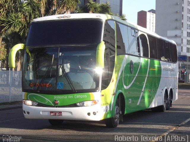 Expresso Princesa dos Campos 5555 na cidade de Curitiba, Paraná, Brasil, por Roberto Teixeira. Número da foto: #2088696.