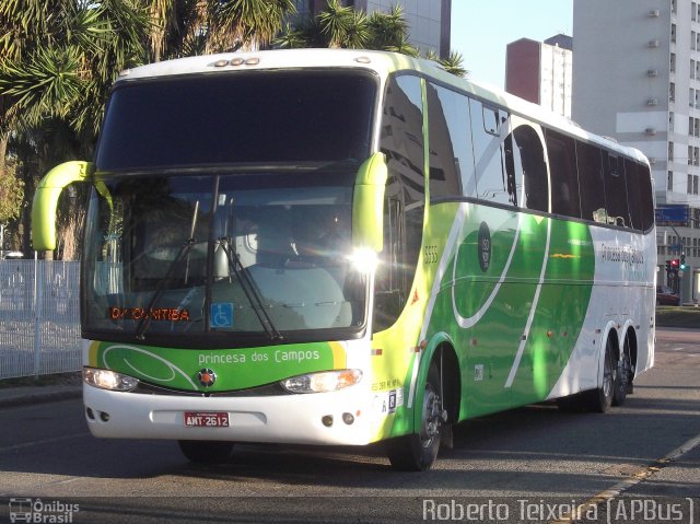 Expresso Princesa dos Campos 5555 na cidade de Curitiba, Paraná, Brasil, por Roberto Teixeira. ID da foto: 2088696.