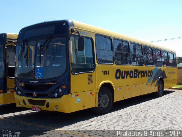 Viação Ouro Branco 16184 na cidade de Londrina, Paraná, Brasil, por Cristiano Soares da Silva. ID da foto: 2143549.