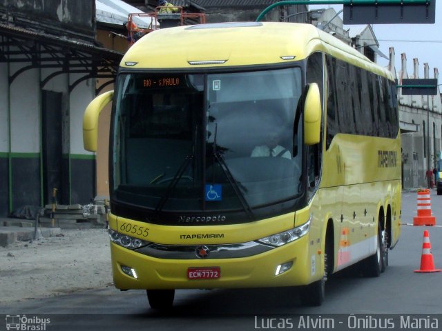 Viação Itapemirim 60555 na cidade de Rio de Janeiro, Rio de Janeiro, Brasil, por Lucas Alvim. Número da foto: #2143296.