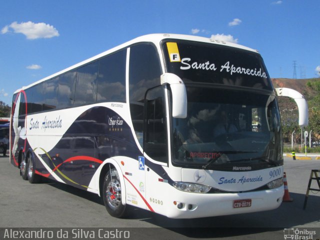 Santa Aparecida Turismo 9000 na cidade de Aparecida, São Paulo, Brasil, por Alexandro da Silva Castro. Número da foto: #2142271.