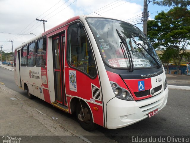 Transcooper > Norte Buss 4 6685 na cidade de São Paulo, São Paulo, Brasil, por Eduardo de Oliveira. Número da foto: #2144306.