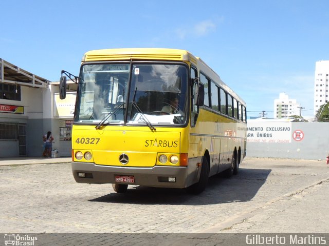 Viação Itapemirim 40327 na cidade de Guarapari, Espírito Santo, Brasil, por Gilberto Martins. Número da foto: #2145054.