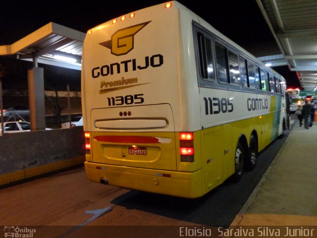 Empresa Gontijo de Transportes 11385 na cidade de Belo Horizonte, Minas Gerais, Brasil, por Eloisio  Saraiva Silva Junior. ID da foto: 2144003.