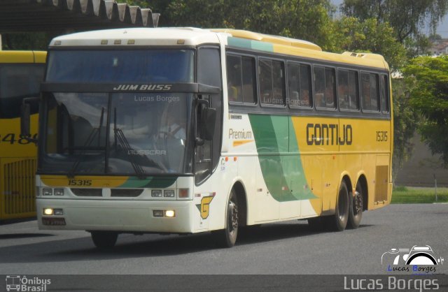 Empresa Gontijo de Transportes 15315 na cidade de Araxá, Minas Gerais, Brasil, por Lucas Borges . ID da foto: 2144759.