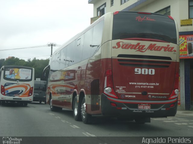 Santa Maria Fretamento e Turismo > Transportes Santa Maria(SP) 900 na cidade de São Bernardo do Campo, São Paulo, Brasil, por Agnaldo Penides. Número da foto: #2145083.