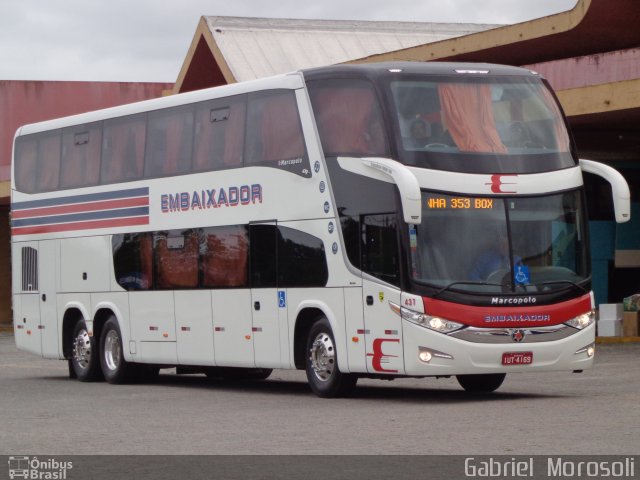 Expresso Embaixador 431 na cidade de Pelotas, Rio Grande do Sul, Brasil, por Gabriel  Morosoli. Número da foto: #2145903.